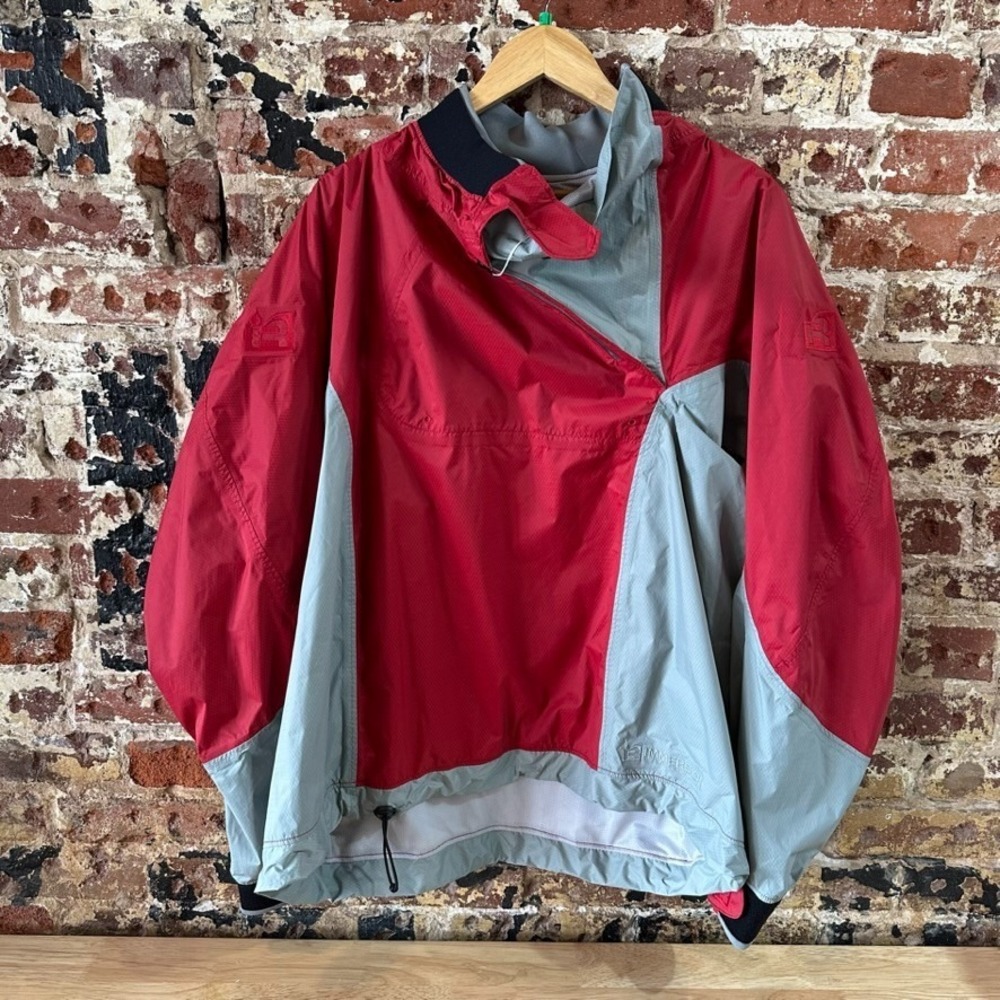 Immersion Research Kayak Splash Jacket Mens XL Red Gray Paddling Anorak